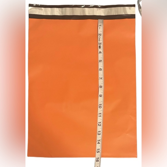 12 x 16 Orange Polymailers - Set of 20 - Picture 5 of 5
